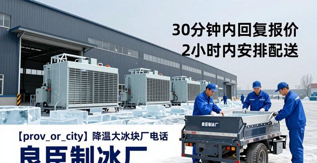 包河降温大冰块厂电话 良臣制冰厂