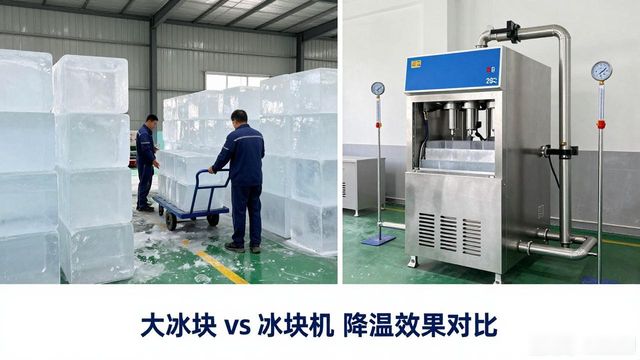 大冰块和冰块机哪个更划算_包河车间防暑降温大冰块_车间大冰块降温效果怎么样